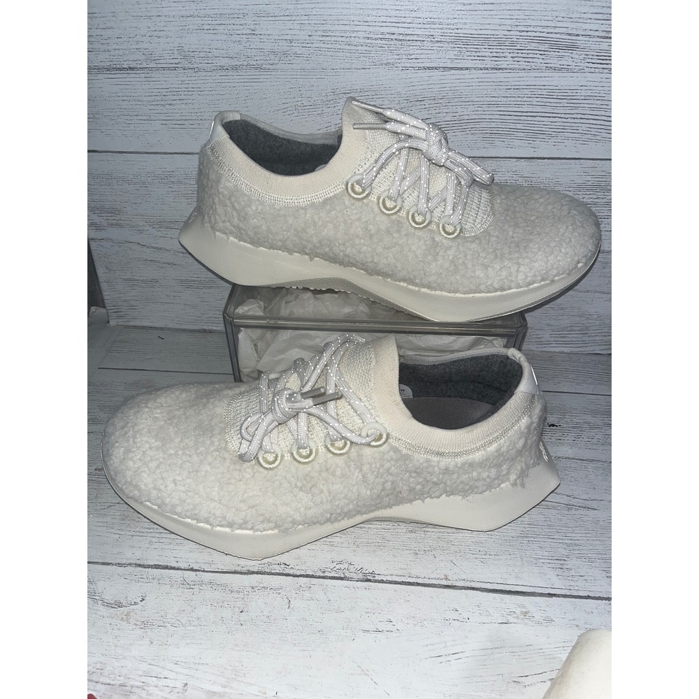 Allbirds Women's Wool Loungers Cream Cozy Slip On Walking Sneakers Shoes US 11